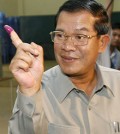 Hun Sen at 2008 vote (AP)