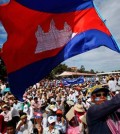 Protest in Phnom Penh, Cambodia