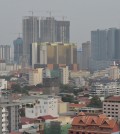 Phnom Pen's ever-rising skyline. KT/Pann Rachana