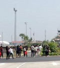 관광객 맞을 준비를 하고 있는 시엠립 국제 공항