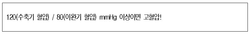 운동과 혈압1